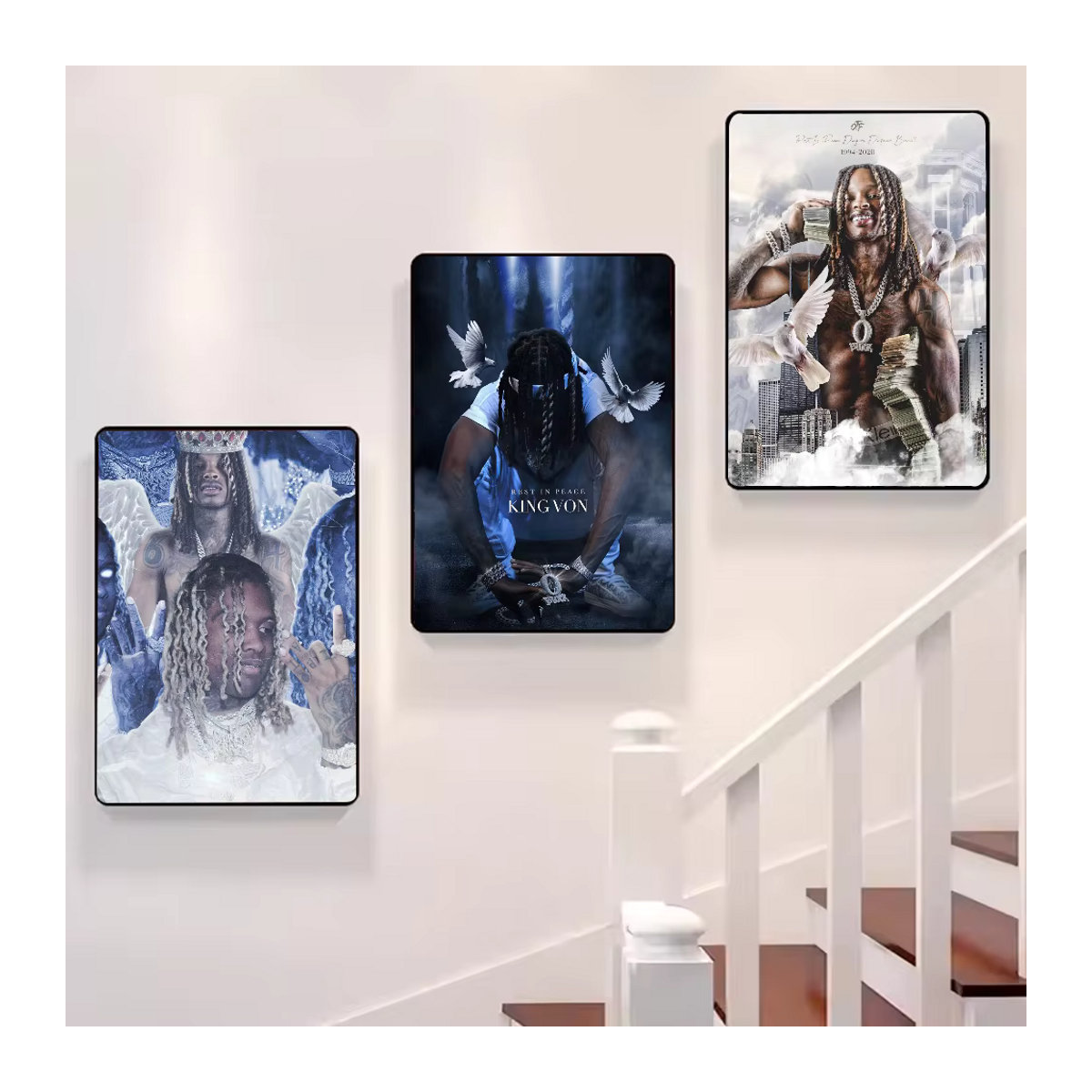 K-King Rapper HD Art Poster, mehrfarbig, Rechteckig, B: 20 cm, H: 15 cm, T: 20 cm - Bild 4