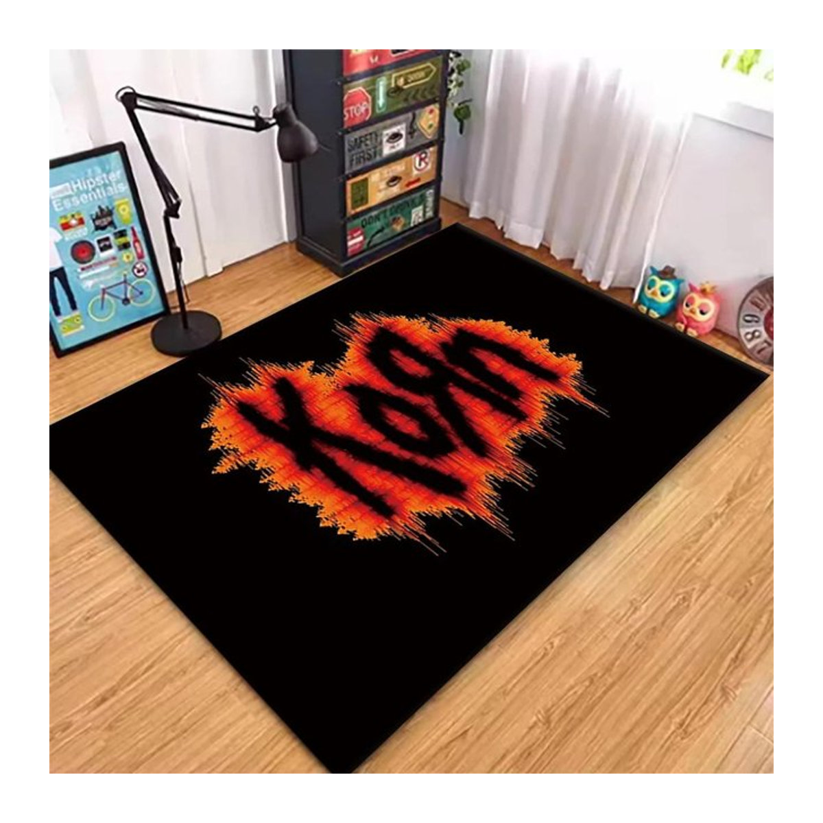 K-Korn Musikkonzert Rockband Bedruckter Teppich als Fußmatte für Wohnzimmer, Schlafzimmer oder Badezimmer, B/T: 60 x 40 cm - Bild 1
