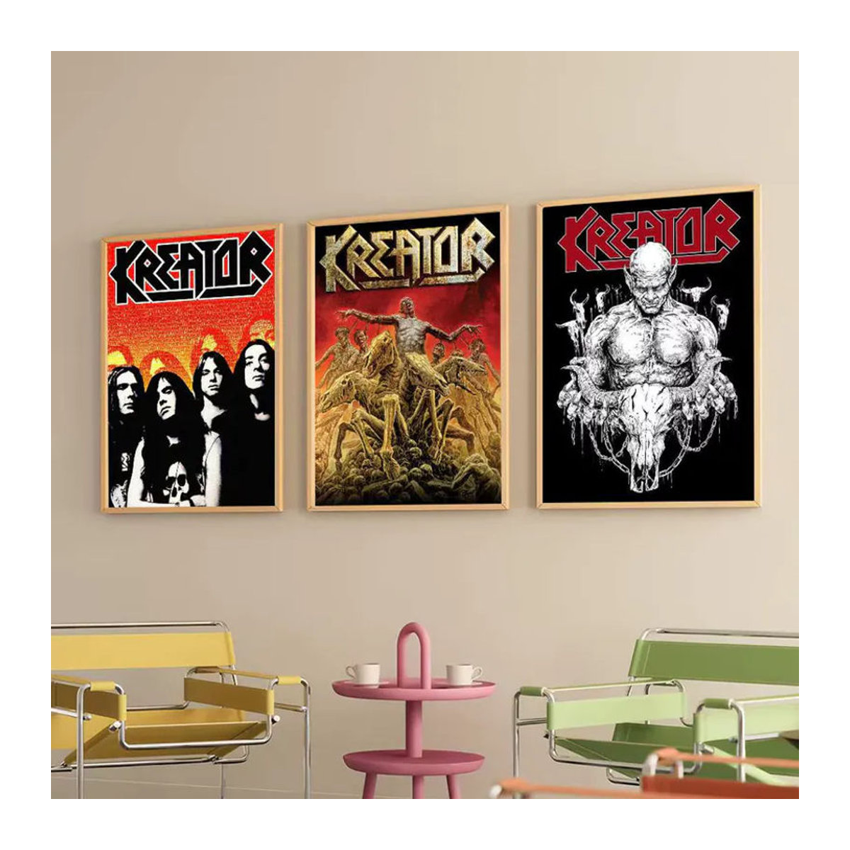 K-Kreator-S Selbstklebende Posterdrucke aus Papier, Mehrfarbig, Wanddekoration Hochformat, B/H: 21 x 30 cm - Bild 2