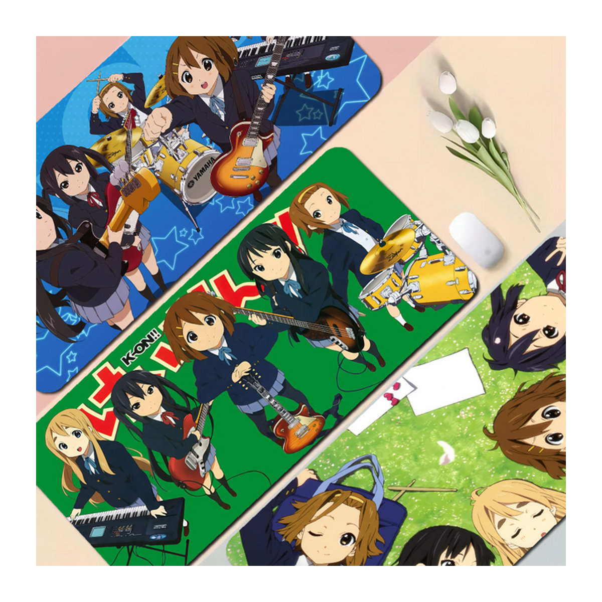 K-on Extra großes Gaming Mauspad in Multicolor für Laptop und Computer - Bild 1