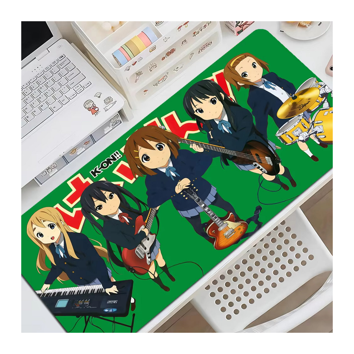 K-on Extra großes Gaming Mauspad in Multicolor für Laptop und Computer - Bild 2