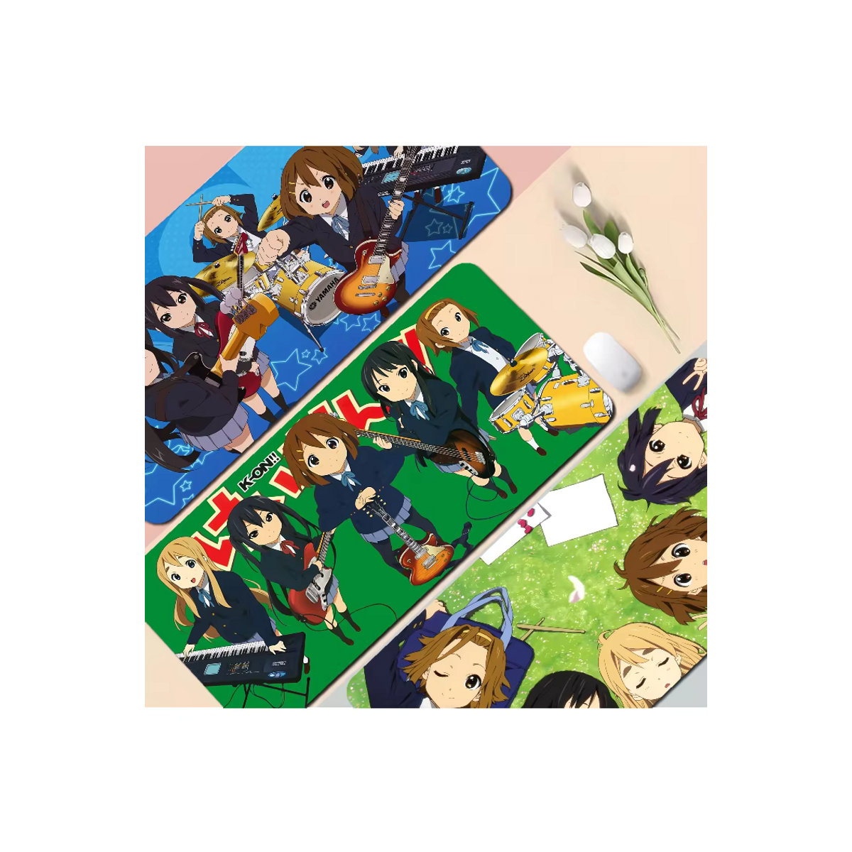 K-on Extra großes Gaming Mauspad in Multicolor für Laptop und Computer - Bild 3