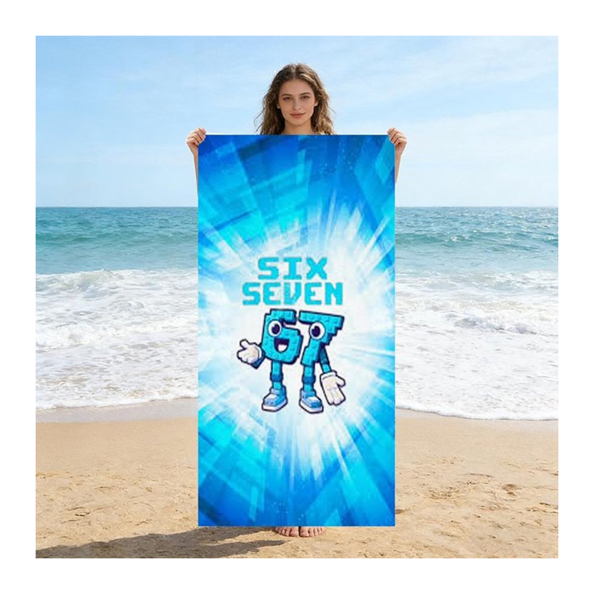 Ka Chen Muda Strandtuch Sechs Sieben 67 Schnelltrocknend und Super Saugfähig, B: 40 cm, H: 60 cm - Bild 1