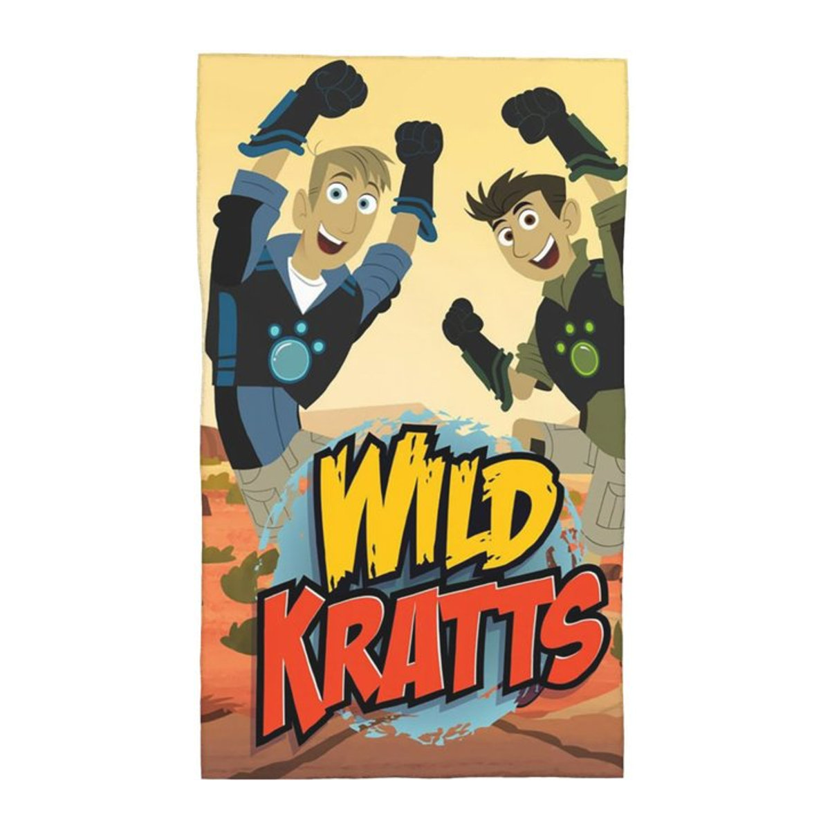 Ka Chen Muxi Wild Kratts Handtuch Weiß, B: 30 cm, H: 60 cm - Bild 1