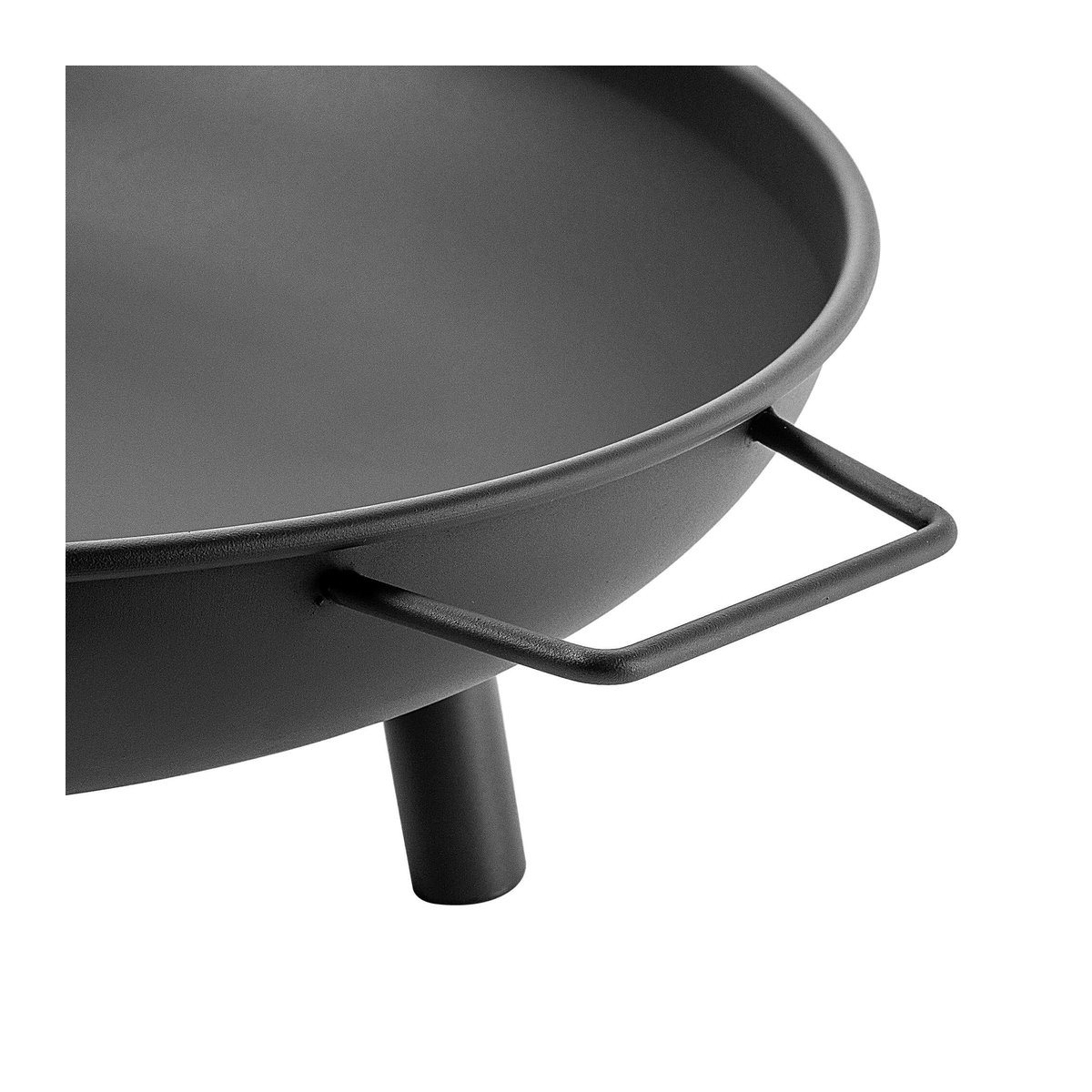 KADAX Feuerstelle Garten Schwarz aus Stahl für Lagerfeuer und Grill mit Durchmesser: 58 cm - Bild 3