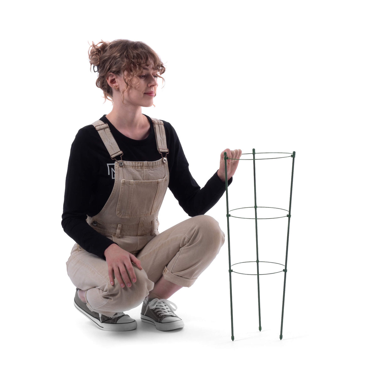 KADAX Metall Pflanzenstütze 6er Set Höhe: 60 cm - Bild 2