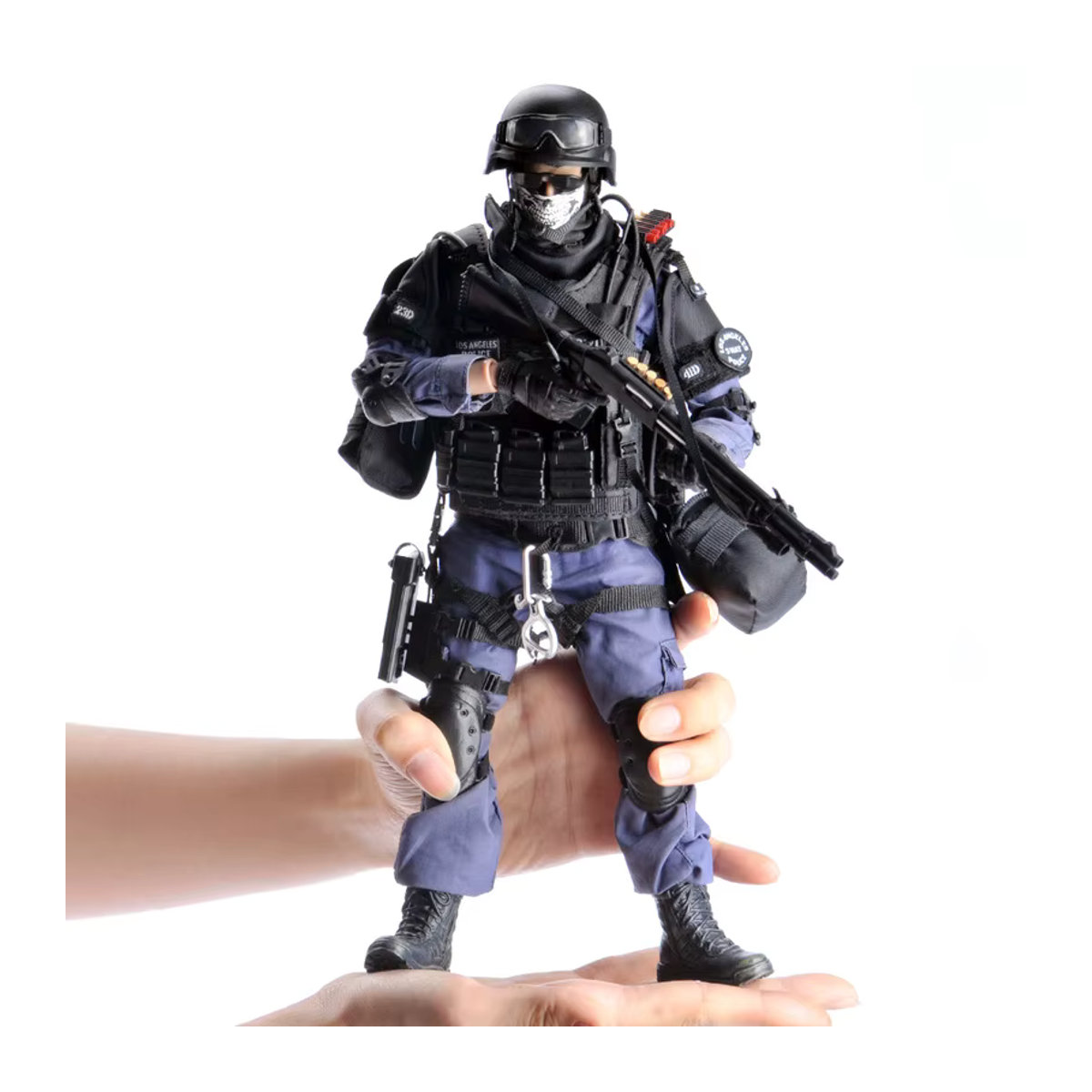 Kadhobby 1/6 SWAT Action Figur Simulation Soldat Modell Kit in Schwarz aus Kunststoff - Bild 3