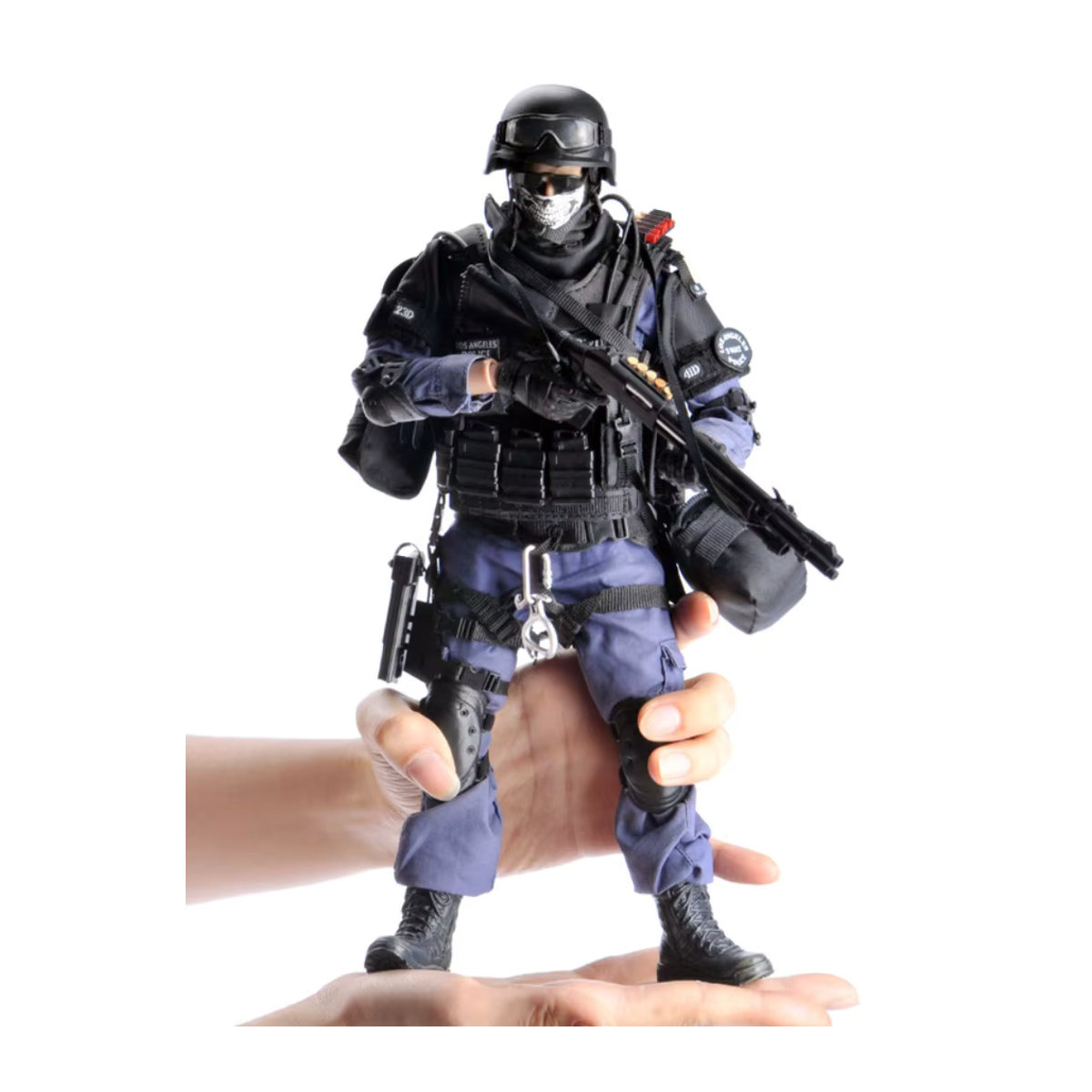 Kadhobby 1/6 SWAT Action Figur Simulation Soldat Modell Kit in Schwarz aus Kunststoff - Bild 7