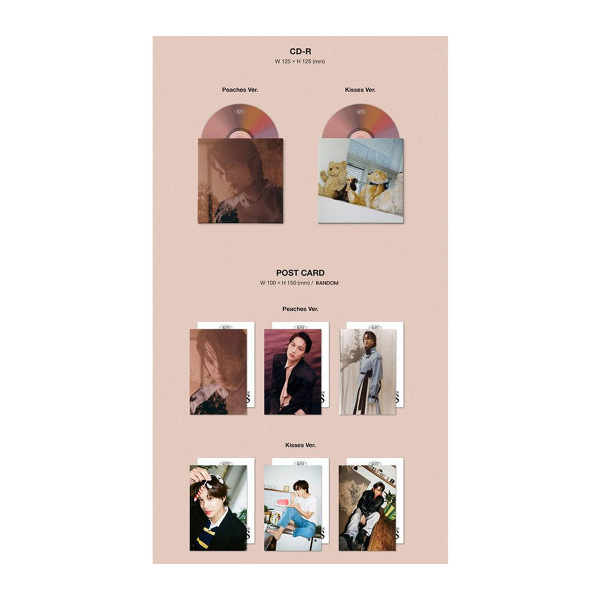KAI EXO Peach Ver. Fotobuch in Rosa, B: 21,5 cm, H: 30 cm - Bild 2