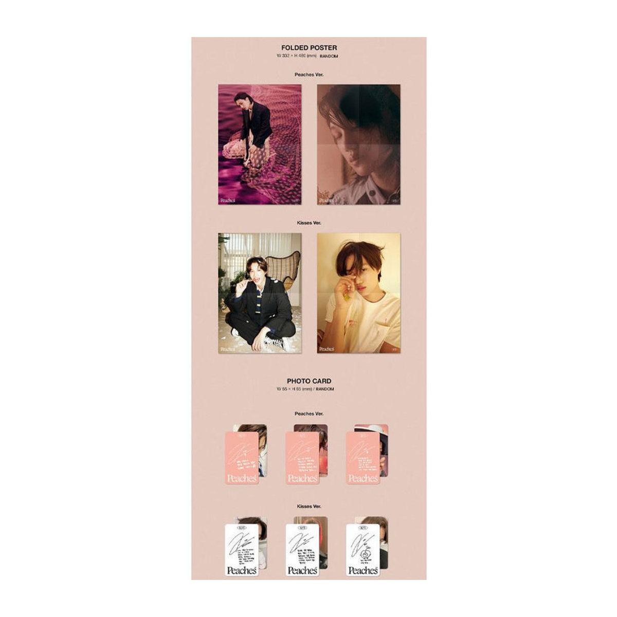 KAI EXO Peach Ver. Fotobuch in Rosa, B: 21,5 cm, H: 30 cm - Bild 4