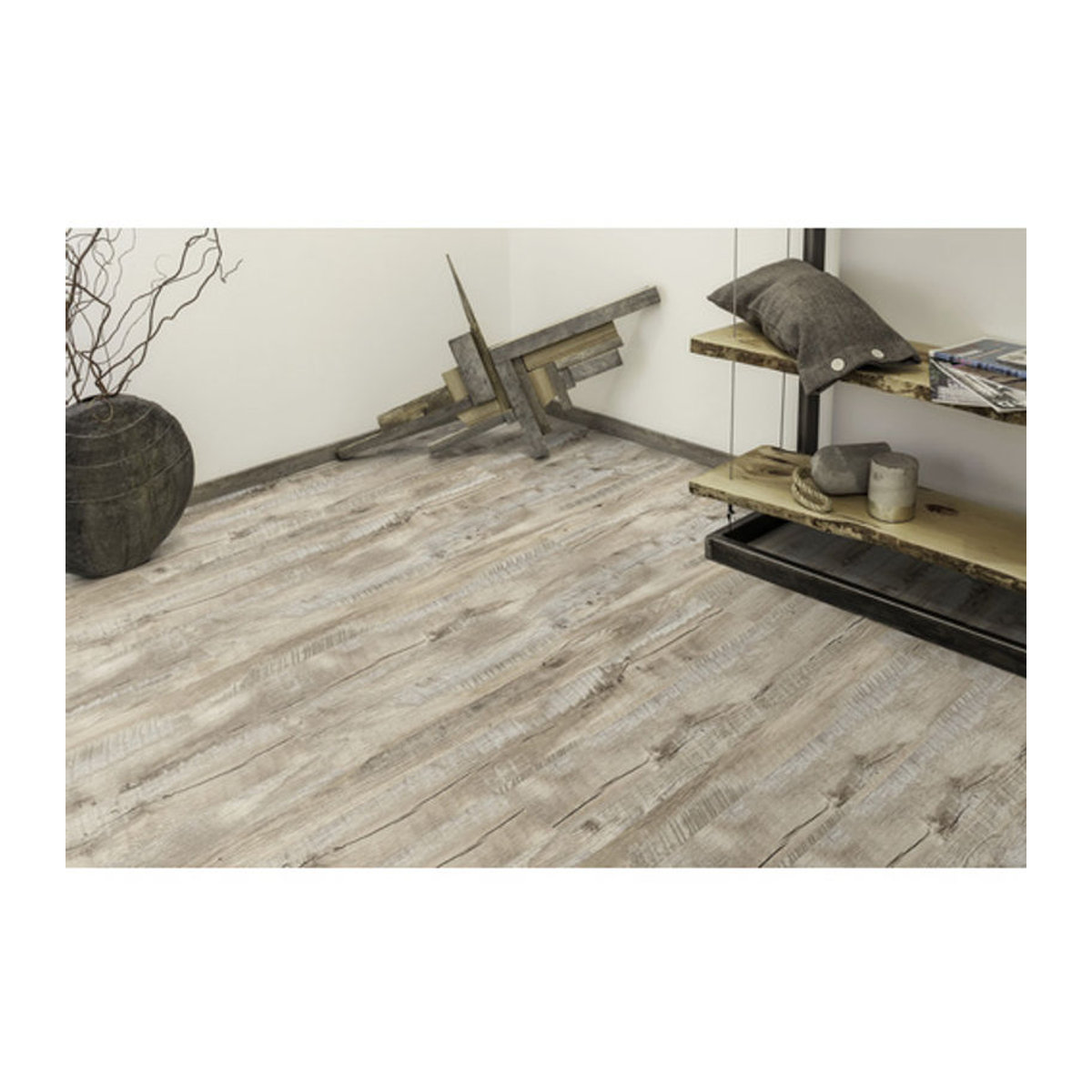 KAINDL Masterfloor Laminat Eiche Bjorg Braun L: 138,3 cm, B: 19,3 cm, H: 0,8 cm - Bild 2
