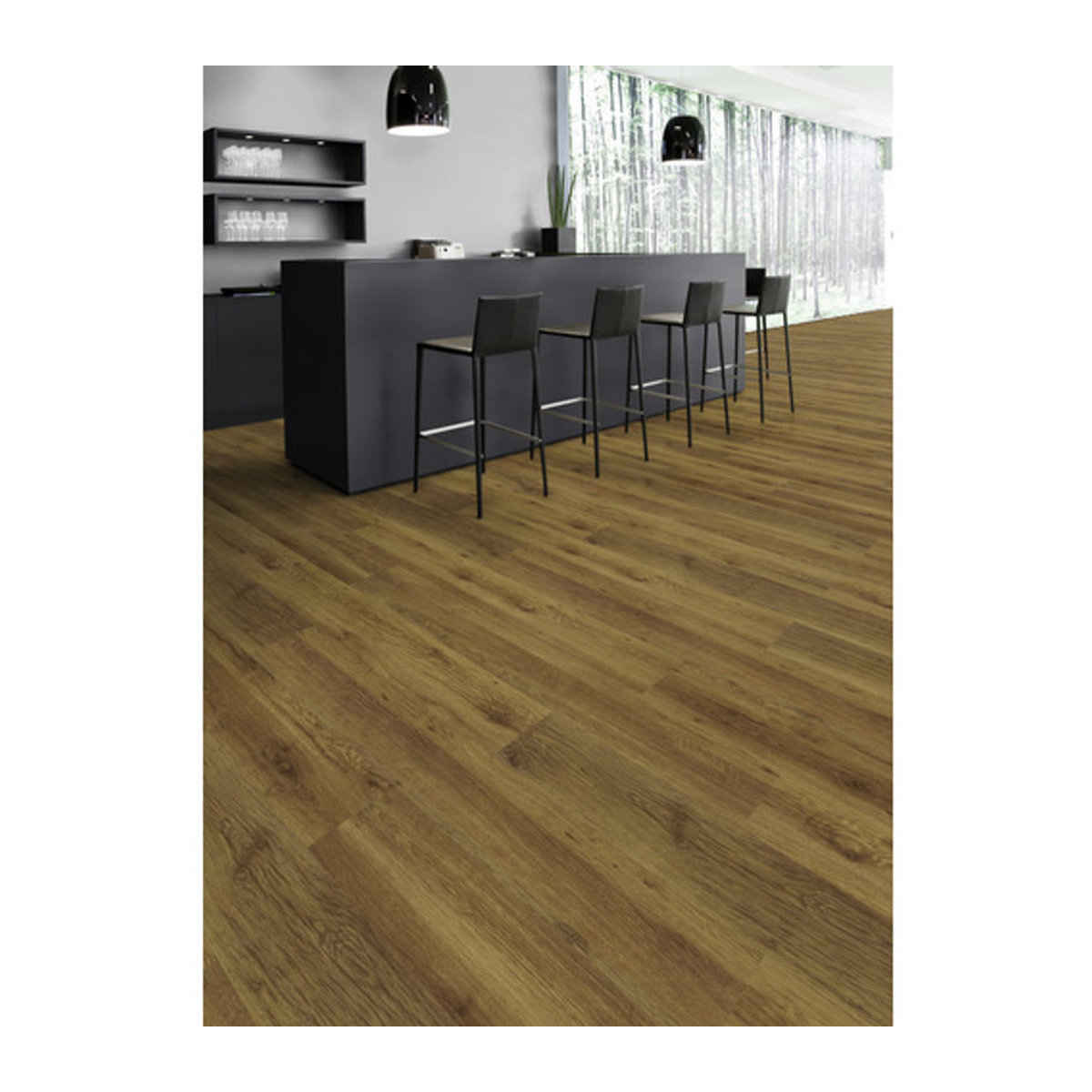 KAINDL Masterfloor Laminat Eiche Braun B/T/H: 19,3 cm x 138,3 cm x 0,7 cm - Bild 2