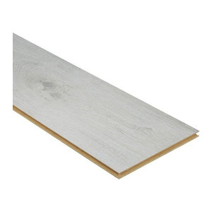 KAINDL Masterfloor Laminat Eiche Fiorano Weiß Grau L: 138,3 cm, B: 15,5 cm, H: 7 mm