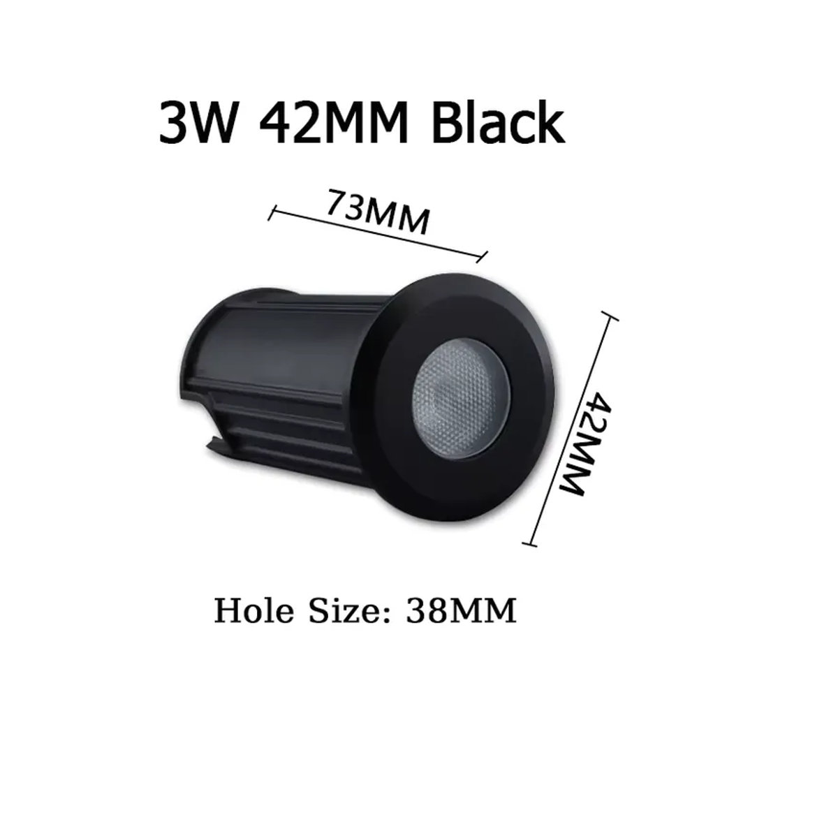 KAISANXINYI 10er Set LED Wegeleuchten IP67 Bodenstrahler für Garten und Außenbereich in Schwarz - Bild 2