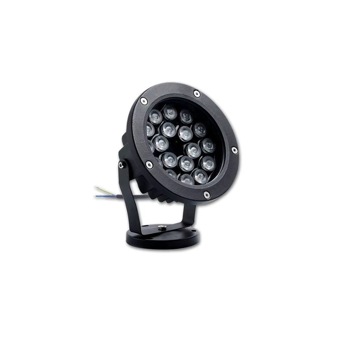 KAISANXINYI LED Außenstrahler IP67 Schwarz aus Aluminium für Garten und Landschaftsbau - Bild 4