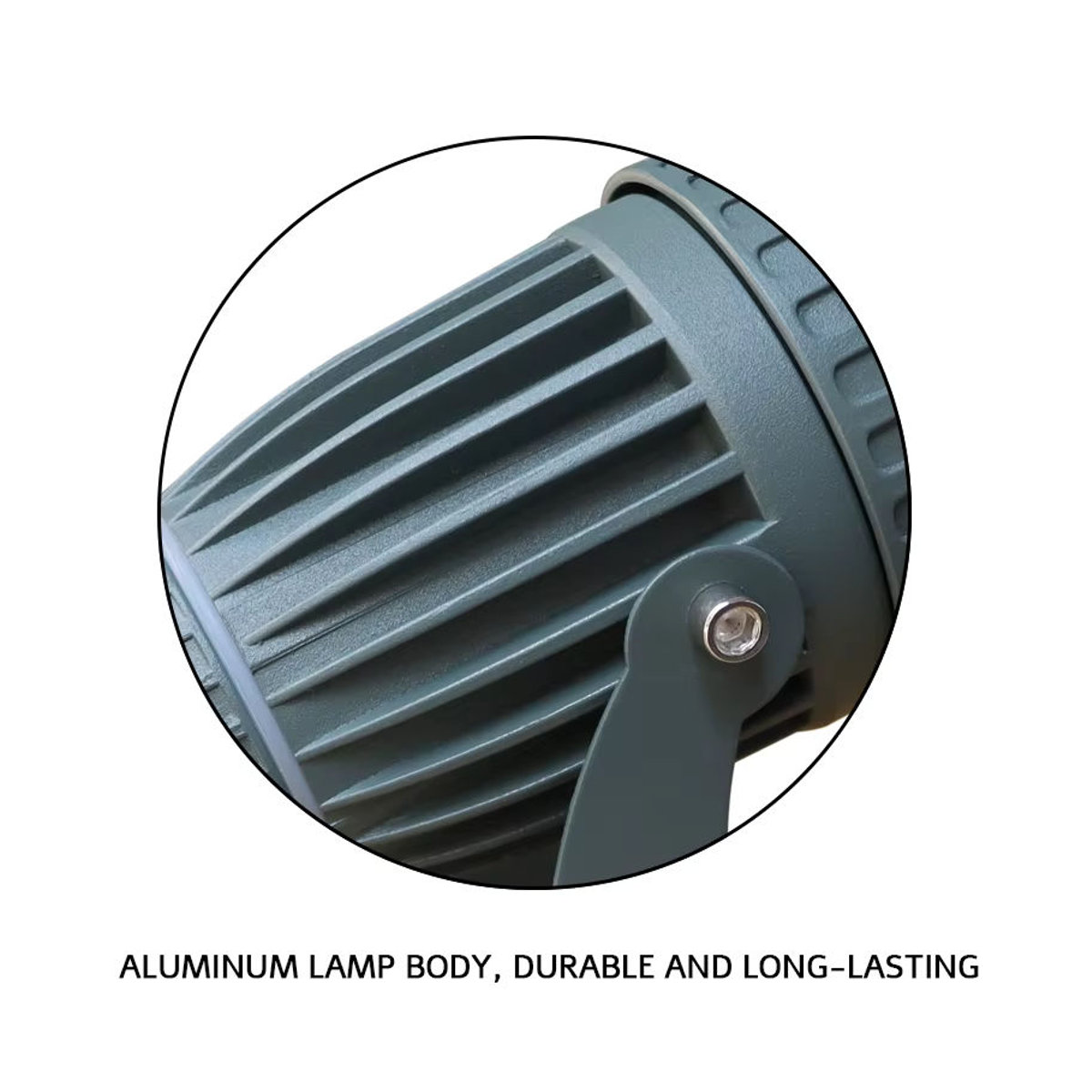 KAISANXINYI LED COB Außenstrahler IP65 Wasserdicht für Garten und Landschaft in Schwarz oder Weiß - Bild 2