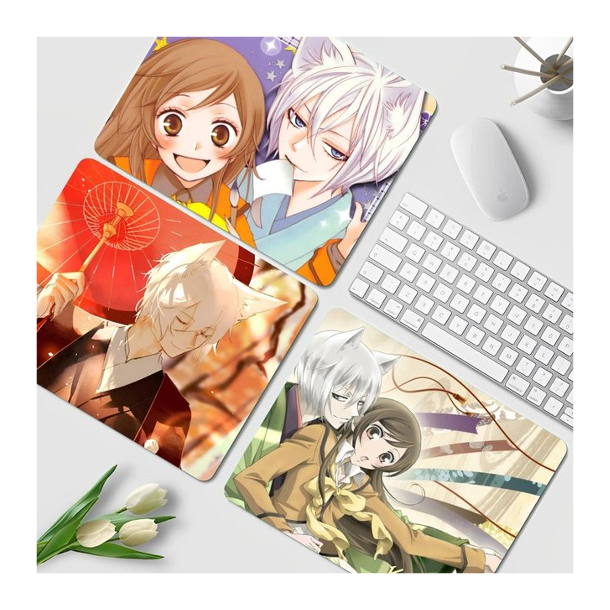 Kamisama Kiss Anime Schreibtischmatte als rutschfestes Mauspad und Laptop-Unterlage - Bild 1