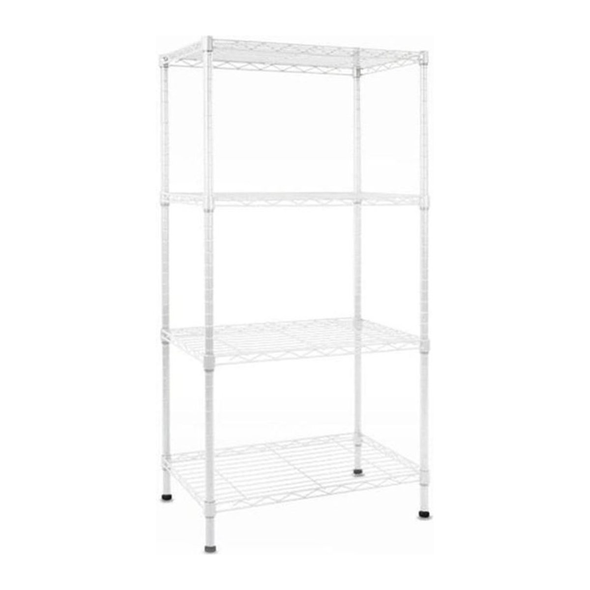 Karat Metallregal Rocky in Weiß mit 5 Böden und minimalistischem Design - Bild 1