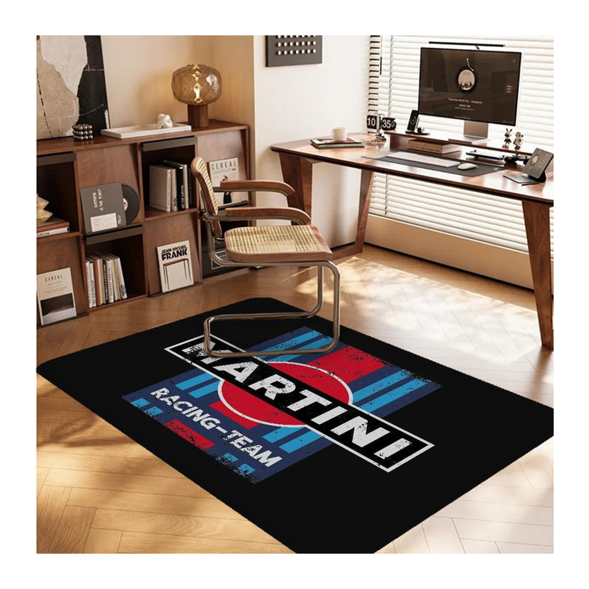 Karpetti Bereichsmatte M-Martini Racing Logo in Schwarz, Waschbar und Rutschfest, B/T: 160 x 80 cm - Bild 2