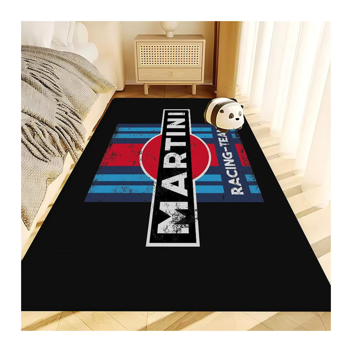 Karpetti Bereichsmatte M-Martini Racing Logo, schwarz, B: 160 cm, T: 80 cm, waschbar und rutschfest - Bild 4