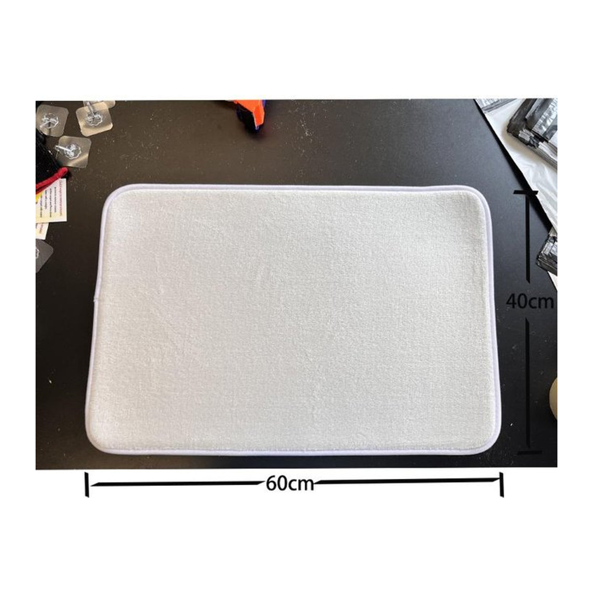 Karpetti Dark Academia Haven Teppich Schwarz Gothic Muster Rutschfest und Waschbar B/B: 40 x 60 cm - Bild 1