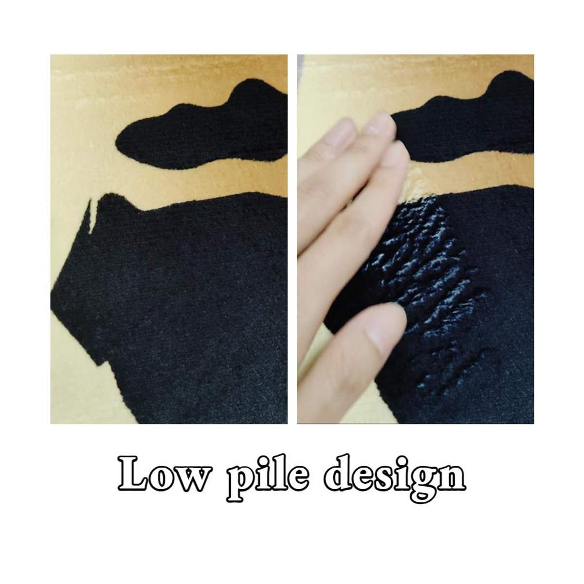 Karpetti Druckteppich im europäischen Luxus-Stil, Schwarz-Gold, B/T: 250 x 180 cm - Bild 2