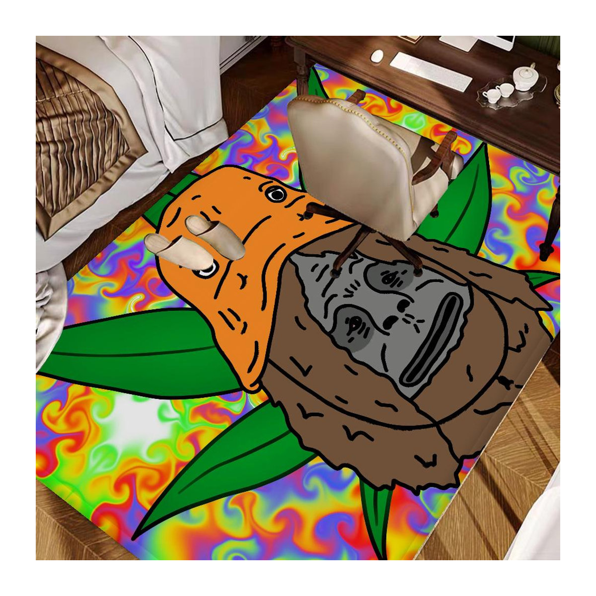 Karpetti Flurteppich The Big Lez Show Rutschfeste Waschküchenmatte Multicolor B/T/H: 40 x 120 cm - Bild 4