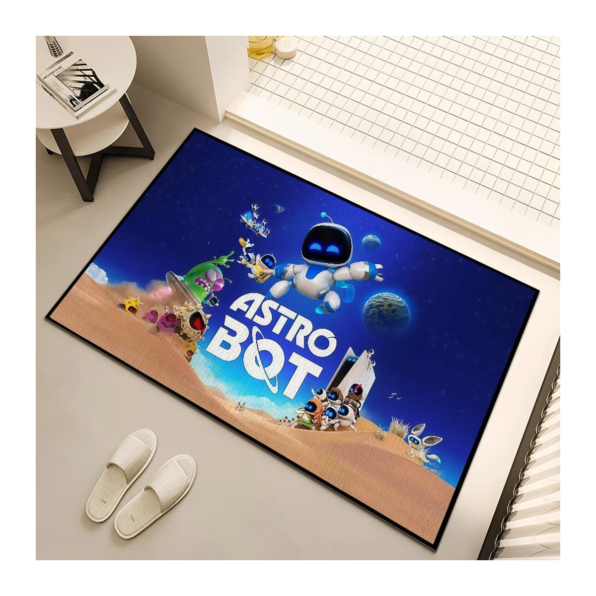 Karpetti Fußmatte A-Astro Bot Design für Schlafzimmer, Küche oder Bad, B/T: 60 x 90 cm - Bild 1