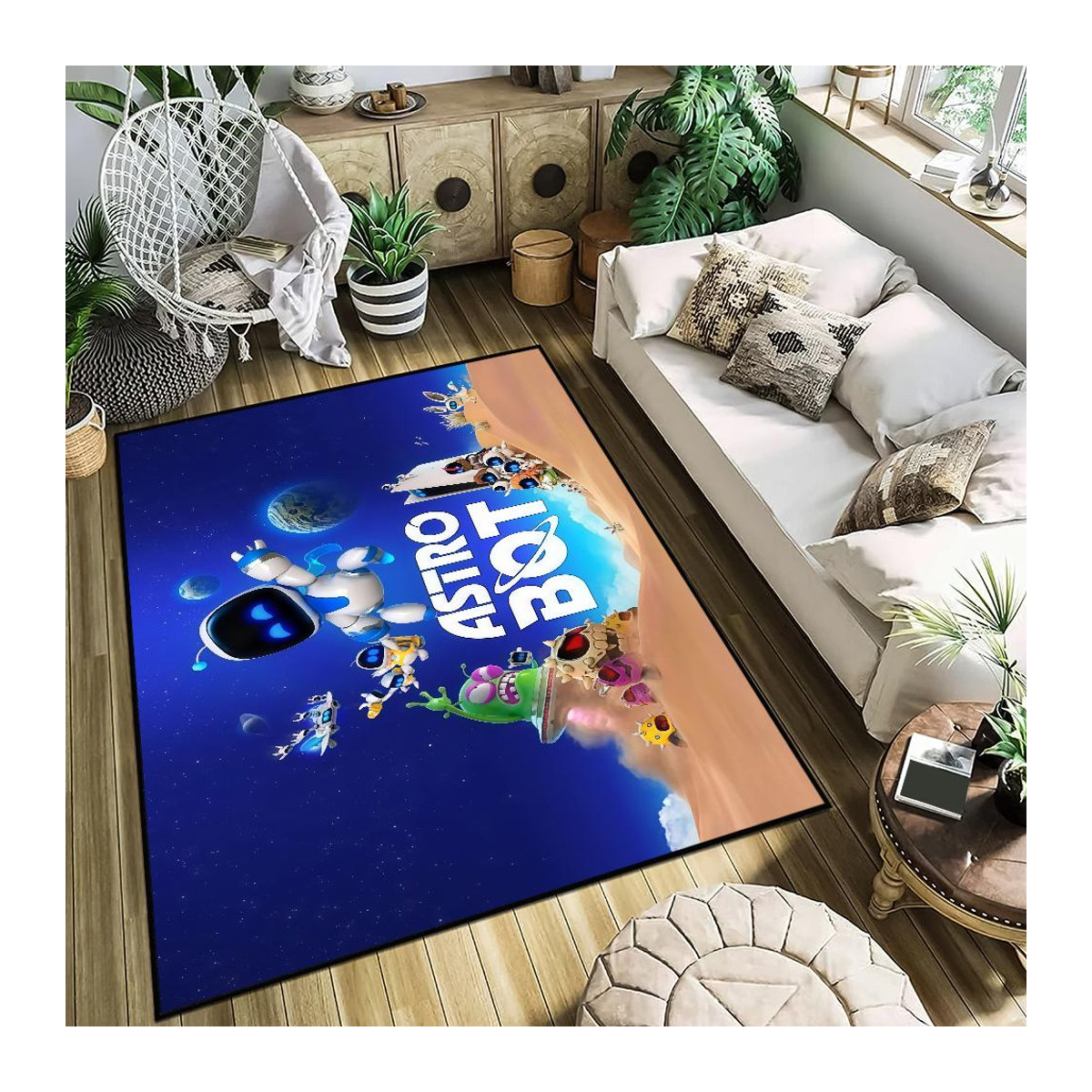 Karpetti Fußmatte A-Astro Bot Design für Schlafzimmer, Küche oder Bad, B/T: 60 x 90 cm - Bild 4