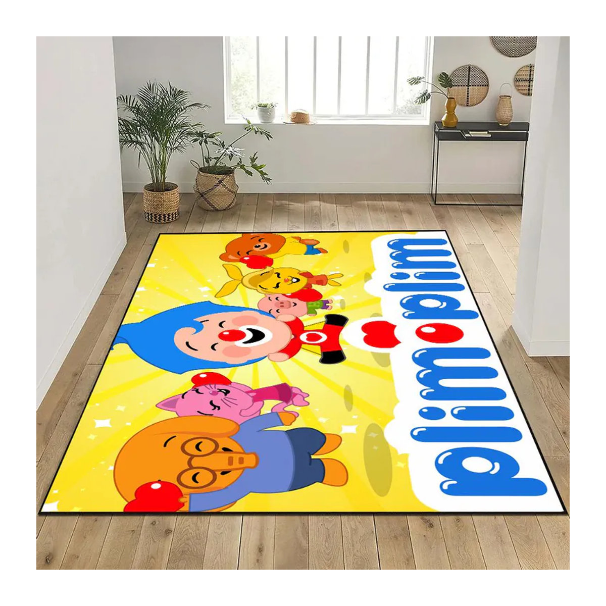 Karpetti Fussmatte P-Plim Cartoon Multicolor Rutschfest und Waschbar B/B: 50 x 80 cm - Bild 4