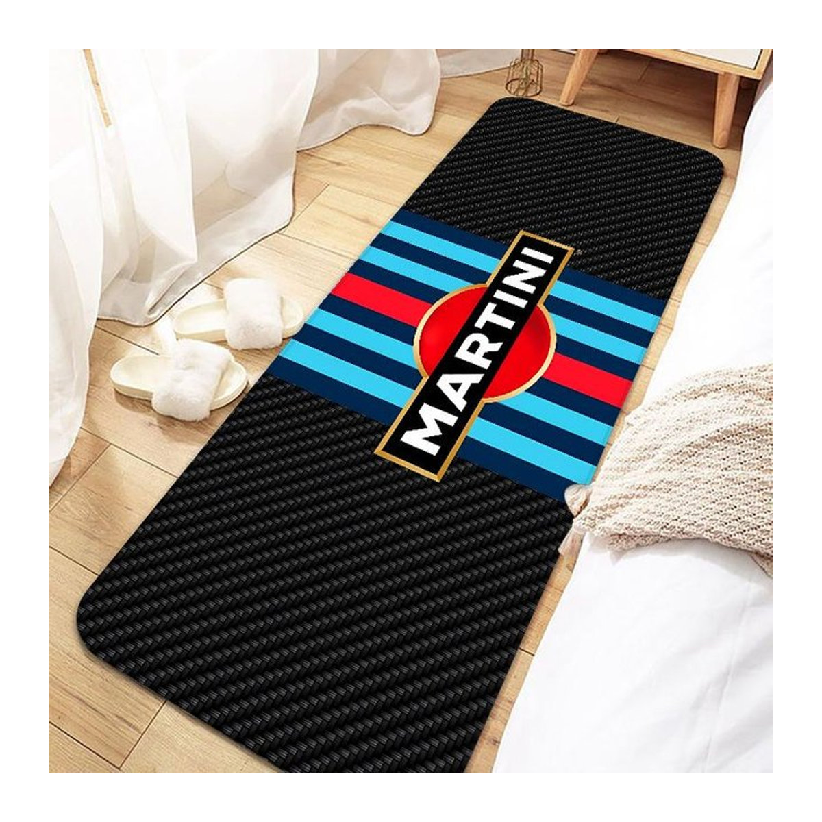 Karpetti Martini Racing Teppich weiche Bodenmatte für Wohnzimmer und Schlafzimmer B/T: 80 x 50 cm - Bild 1