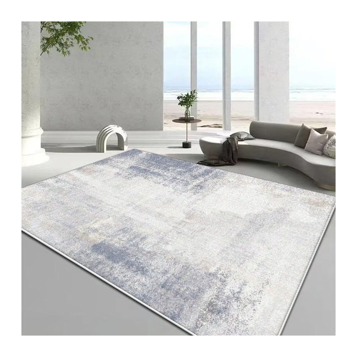 Karpetti Nordischer Abstrakter Teppich Rutschfeste Wohnzimmer Matte B/B/H: 200 x 300 cm - Bild 1