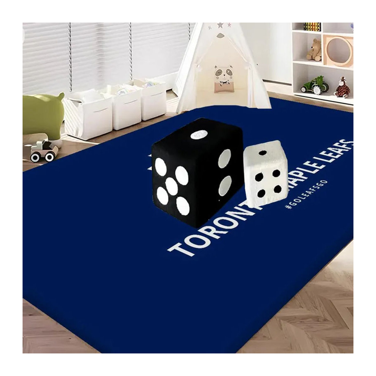Karpetti Toronto Maple Leafs Retro Teppich Rutschfest für Wohnzimmer und Küche B/T: 80 x 50 cm - Bild 5