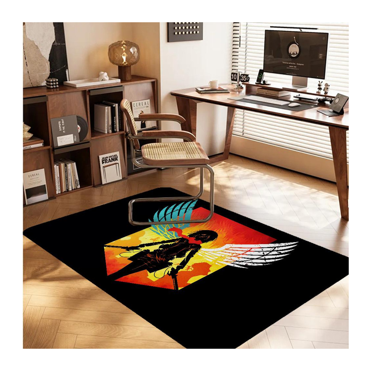 Karpetti Zimmerteppich Retro Multiple Choice in Multicolor, geflochten, B/T: 60 x 40 cm - Bild 1