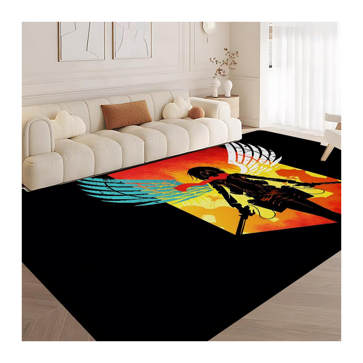 Karpetti Zimmerteppich Retro Multiple Choice in Multicolor, geflochten, B/T: 60 x 40 cm - Bild 2