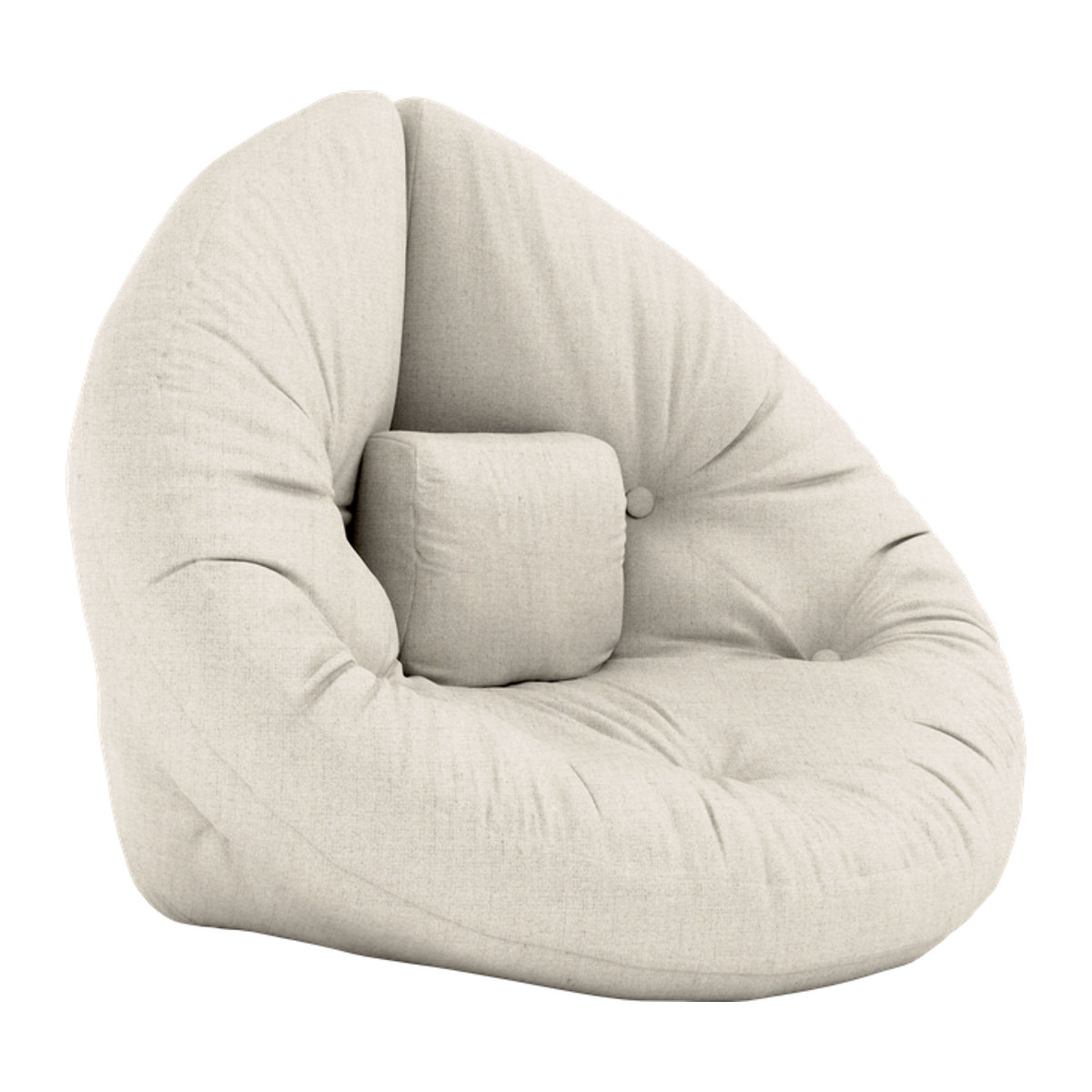 Karup Mini Nido Kinderstuhl aus Stoff in Beige - Bild 1