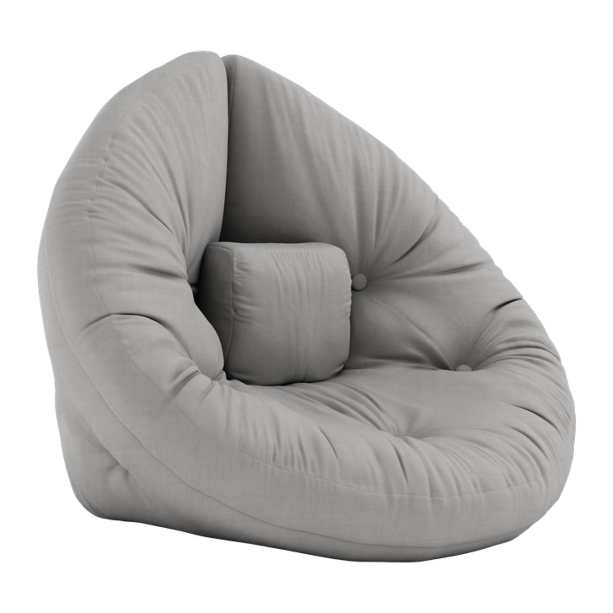 Karup Mini Nido Kinderstuhl in Grau mit Polsterung und minimalistischem Design aus Stoff - Bild 1