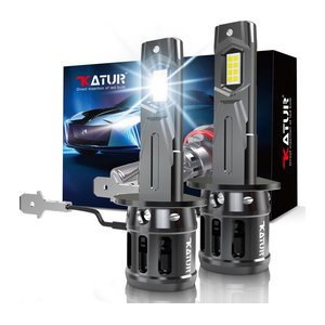 Katur H1 LED Scheinwerfer Lampen Set mit GC Chip,
