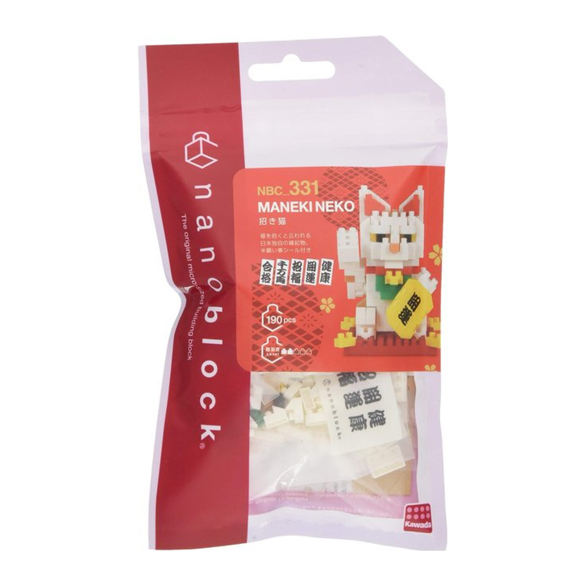 Kawada Nanoblock Maneki-neko NBC_331 Bauset aus Kunststoff - Bild 1