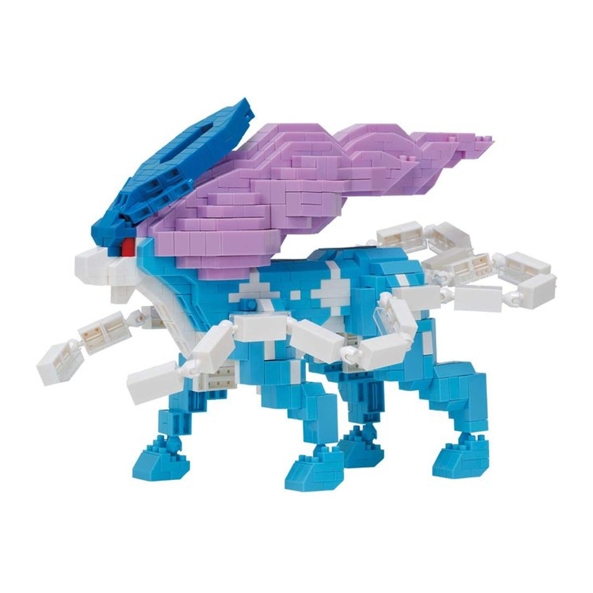 Kawada Nanoblock Suicune Deluxe Edition Pokémon Bauset für Kinder ab 12 Jahren, H x B x T: 7 x 28 x 21 cm - Bild 1