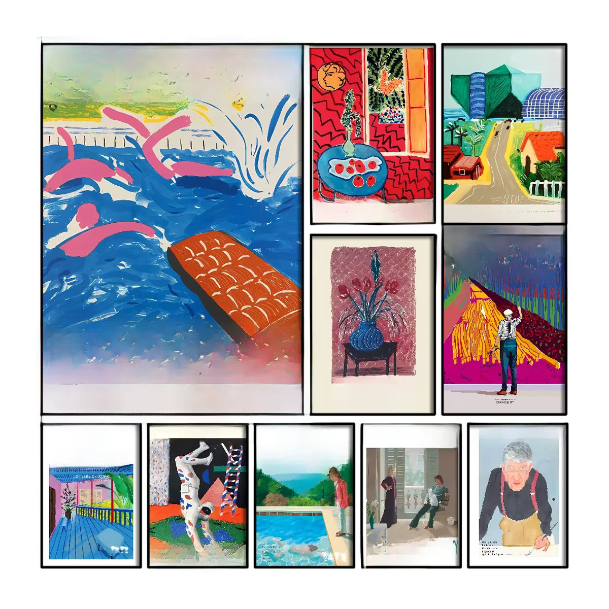 Kayou Abstract Kunstposter, modernes Wanddekor in Mehrfarbig, rechteckig - Bild 6