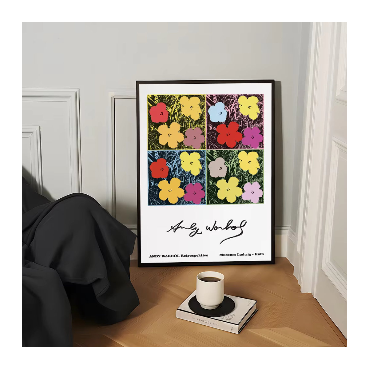 Kayou Andy Warhol Vintage-Poster als selbstklebender wasserfester Papieraufkleber zur Wanddekoration - Bild 5