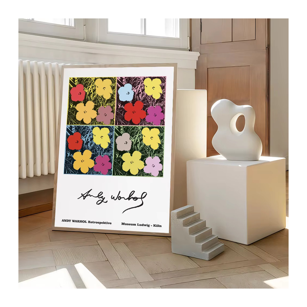 Kayou Andy Warhol Vintage-Poster als selbstklebender wasserfester Papieraufkleber zur Wanddekoration - Bild 6