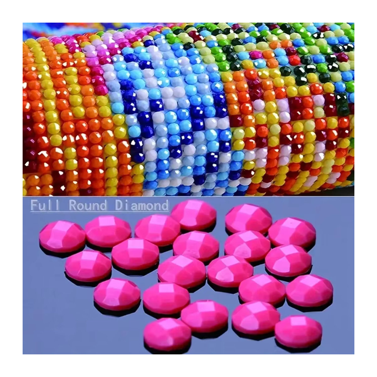 KAYOU Diamond Painting Set Brot Motiv Mehrfarbig Abstract Design als DIY Mosaik Kreuzstich Set zur Dekoration für Küche und Restaurant - Bild 2