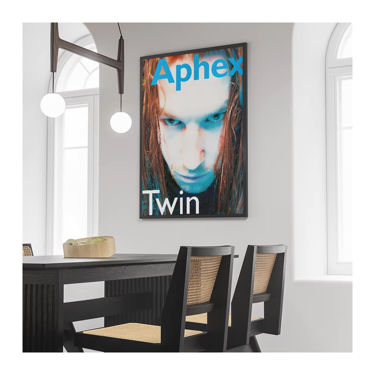 Kayou DJ A-Aphex T-Twin Poster, selbstklebender wasserfester Papieraufkleber in Mehrfarbig, moderne abstrakte Wanddekoration für dein Zimmer oder die Bar - Bild 4