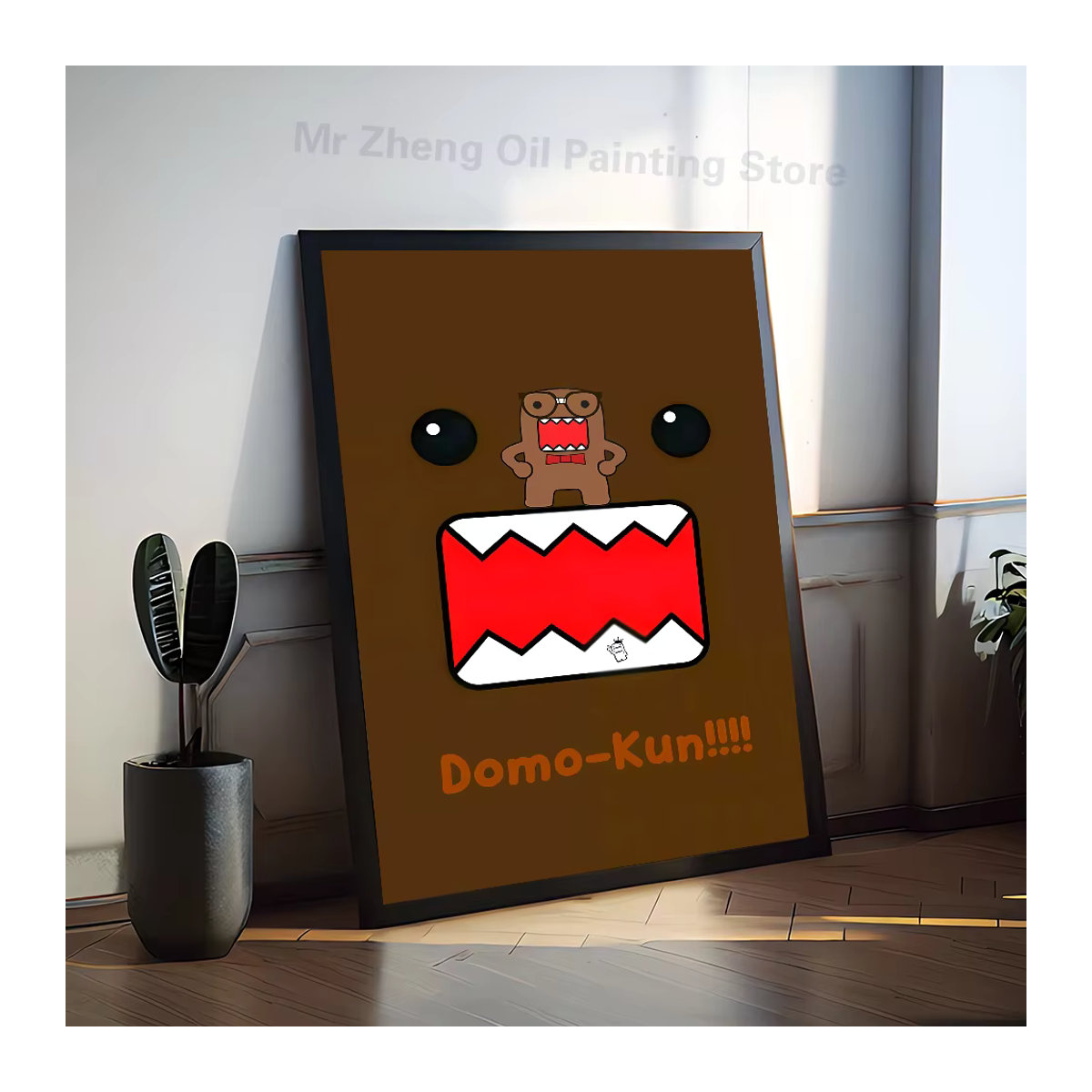Kayou Domo Kun Poster, selbstklebender wasserfester Papieraufkleber für die Wanddekoration, mehrfarbig, rechteckig - Bild 5