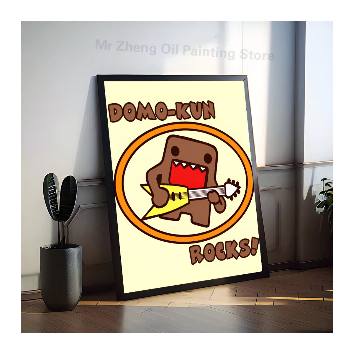 Kayou Domo-Kun Wandposter als selbstklebender, wasserfester Papieraufkleber in Mehrfarbig - Bild 5