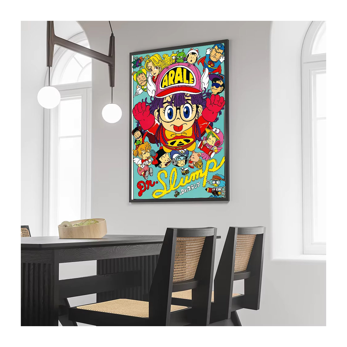 Kayou Dr. Slump Poster Wanddekoration aus Papier, mehrfarbig, rechteckig - Bild 4
