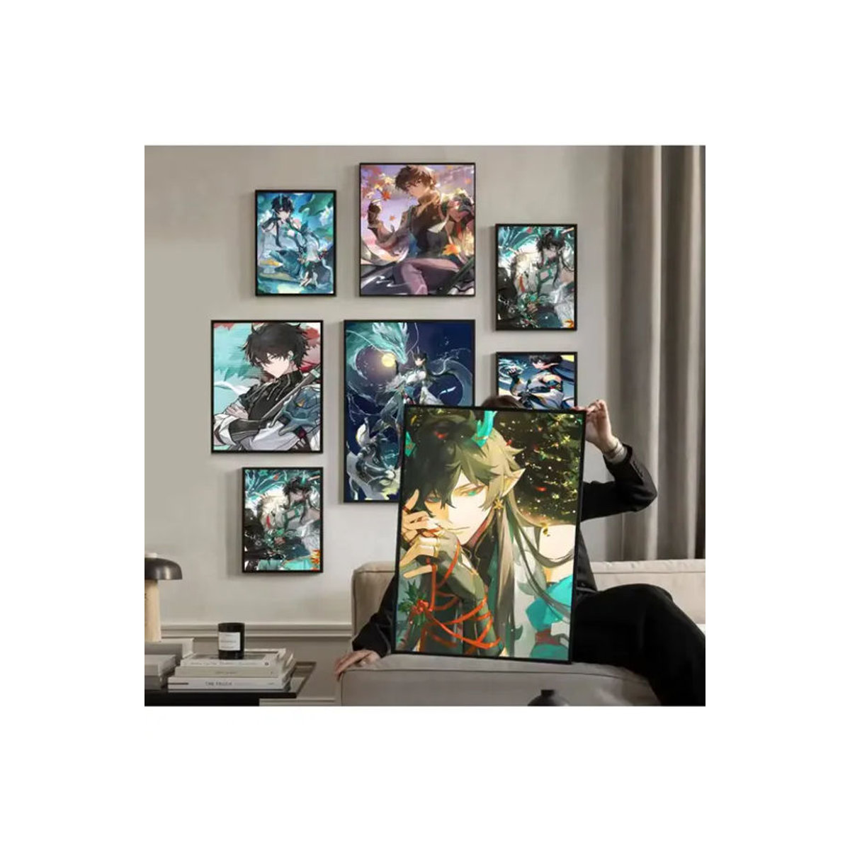Kayou Honkai Star Rail Dan Heng Imbibitor Lunae Poster selbstklebend mehrfarbig - Bild 2