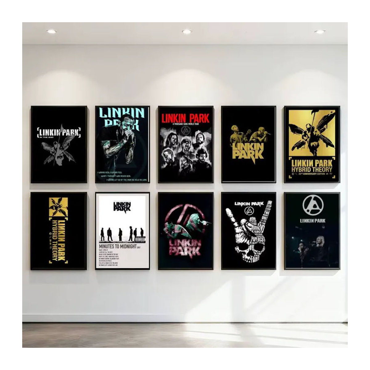 Kayou L-Linkin Rock Band Park Poster Kunstdruck im Anime-Stil, mehrfarbig, Papier, Hochformat - Bild 1